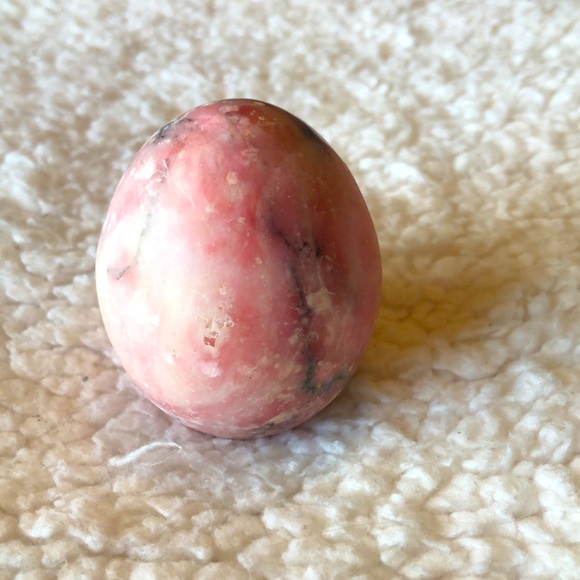 RARE VTG 1960's  Alabaster Marble Egg - Picture 11 of 12